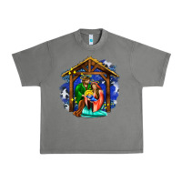 Tornado jesus and mary with god Urban Heavy Tee - AdoDesignShop