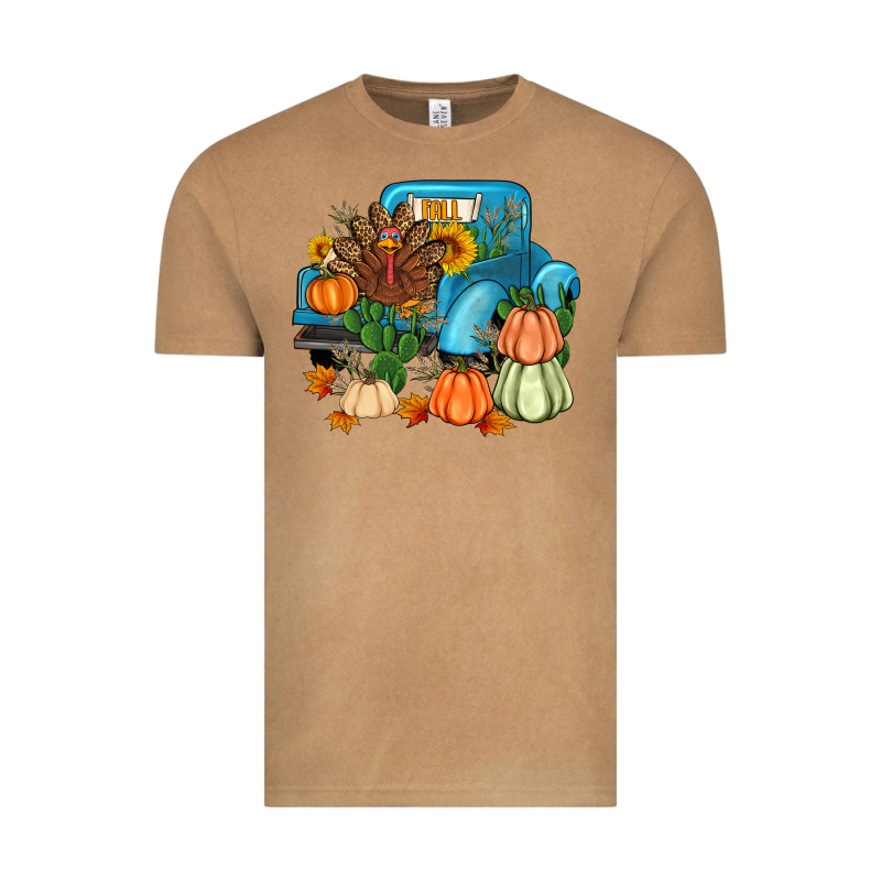 Thanksgiving Turkey Truck Vintage Tee by Artiststas | Teevron