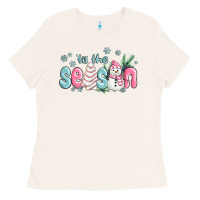 Bone tis the season snowman and christmas cake Ladies Tee - MaliasSmallBusiness