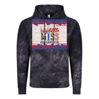 Cloud Black 4th of july little miss America Vintage Hoodie - HRA Design Shop