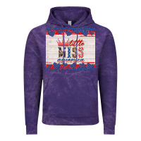 Cloud Purple 4th of july little miss America Vintage Hoodie - HRA Design Shop