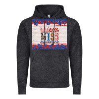 Vintage Black 4th of july little miss America Vintage Hoodie - HRA Design Shop