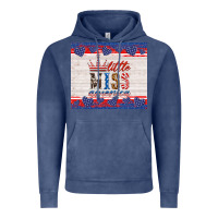 Vintage Denim 4th of july little miss America Vintage Hoodie - HRA Design Shop