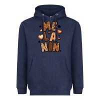 Navy melanin Heavyweight Hoodie - LillyAllenDesigns