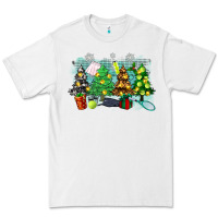 White christmas trees with tennis Premium Tee - Zillion Design Studio