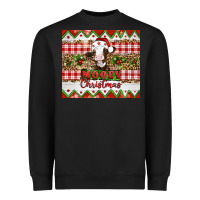 Black Moooey christmas Heavyweight Sweatshirt - Artiststas