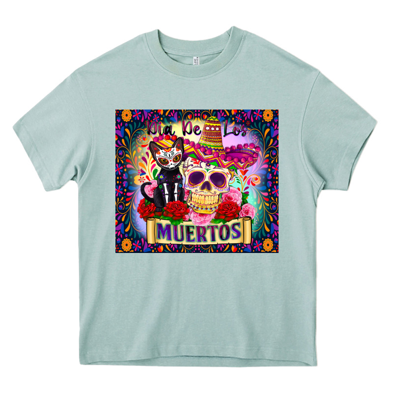 Dia De Los Muertos Heavy Core Tee by Zillion Design Studio | Teevron