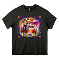 Asphalt dia de los muertos Heavy Core Tee - Zillion Design Studio
