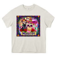 Cream dia de los muertos Heavy Core Tee - Zillion Design Studio