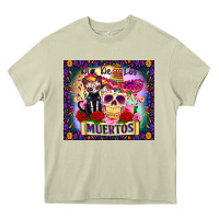 Mossy dia de los muertos Heavy Core Tee - Zillion Design Studio