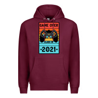 Burgundy Game Over Class Of 2021 Premium Hoodie - Bettercallsaul
