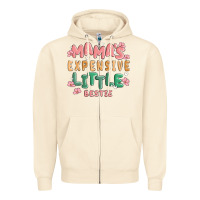 Sandshell mamas expensive little bestie Zipper Hoodie - MaliasSmallBusiness