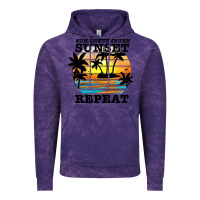 Cloud Purple sunrise sunburn sunset repeat Vintage Hoodie - JahusDesignShop