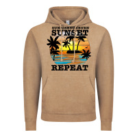 Vintage Coffee sunrise sunburn sunset repeat Vintage Hoodie - JahusDesignShop
