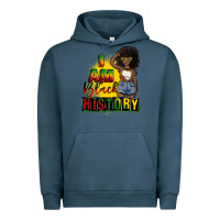 Pigment Midnight Navy i am black history juneteenth Urban Hoodie - CowGirlArtShop