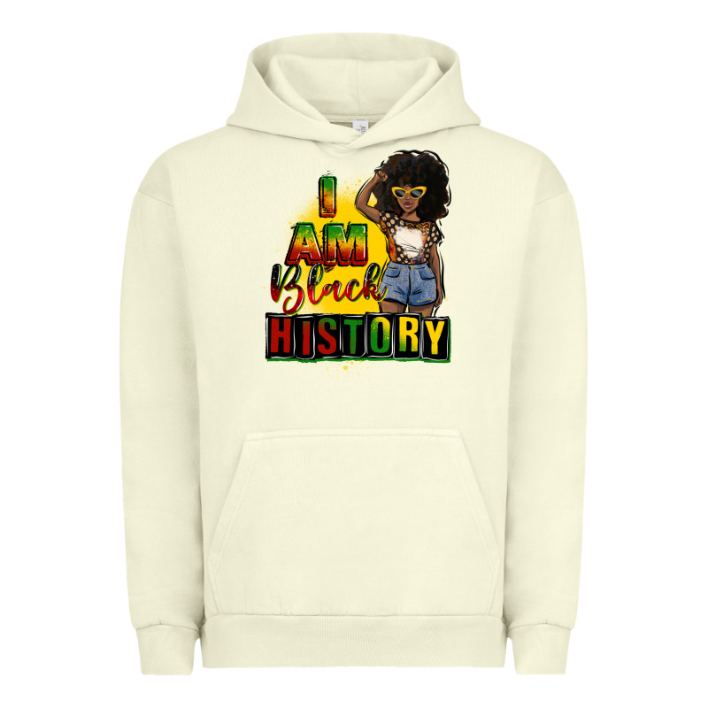 I Am Black History Juneteenth Urban Hoodie by CowGirlArtShop | Teevron