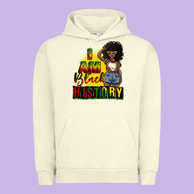 I Am Black History Juneteenth Urban Hoodie Designed By Cowgirlartshop