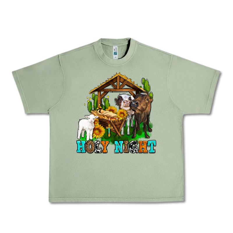 Holy Nıght Cows And Sunflowers Urban Heavy Tee by AdoDesignShop | Teevron