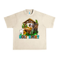 Sandshell holy nıght cows and sunflowers Urban Heavy Tee - AdoDesignShop
