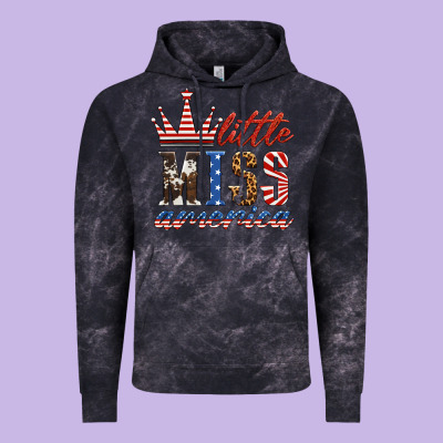 Little Miss America Vintage Hoodie Designed By Hra Design Shop