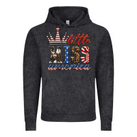 Vintage Black little miss america Vintage Hoodie - HRA Design Shop