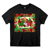 Black viva mexico Heavy Core Tee - Zillion Design Studio
