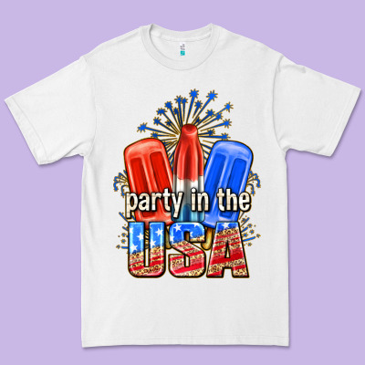 Premium Tee party in the usa popsicles billie wilder