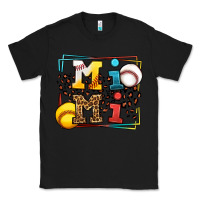 Black Baseball and Softball mimi Classic Tee - LillyAllenDesigns