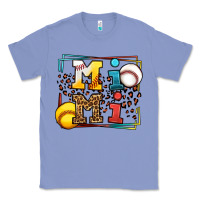 Colony Blue Baseball and Softball mimi Classic Tee - LillyAllenDesigns