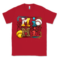 Red Baseball and Softball mimi Classic Tee - LillyAllenDesigns