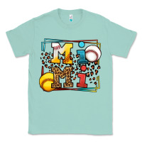 Seafoam Baseball and Softball mimi Classic Tee - LillyAllenDesigns