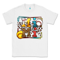White Baseball and Softball mimi Classic Tee - LillyAllenDesigns
