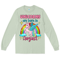 Matcha unicorns are born in august Long Sleeve Tee - Jasminsmagicworld