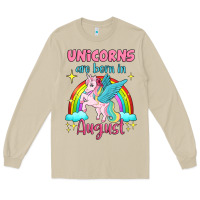 Mushroom unicorns are born in august Long Sleeve Tee - Jasminsmagicworld
