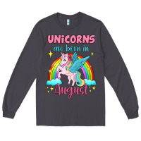 Smoke unicorns are born in august Long Sleeve Tee - Jasminsmagicworld