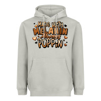 Moon Dust made with melanin always poppin' Heavyweight Hoodie - LillyAllenDesigns
