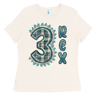 Bone 3 rex green dinosaur Ladies Tee - MaliasSmallBusiness