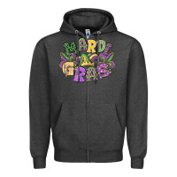 Mardi Gras Zipper Hoodie | Teevron