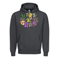 Smoke mardi gras Zipper Hoodie - MaliasSmallBusiness