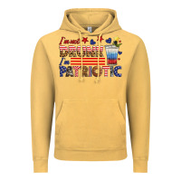 Vintage Mustard i'm not drunk i'm patriotic Vintage Hoodie - HRA Design Shop