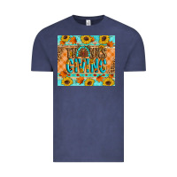 Vintage Denim Thanksgiving Turkey Vintage Tee - Artiststas
