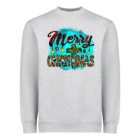 Heather Grey merry christmas wood slice ornament Heavyweight Sweatshirt - JahusDesignShop