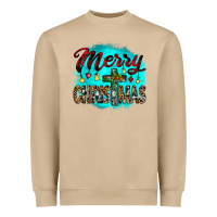 Mushroom merry christmas wood slice ornament Heavyweight Sweatshirt - JahusDesignShop