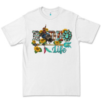Western Rodeo Bullfighter  Life Turquoise's Gemstones Arrow Sunflowers Premium Tee | Teevron