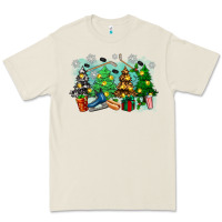 Bone christmas trees with hockey Premium Tee - Zillion Design Studio