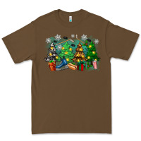 Cacao christmas trees with hockey Premium Tee - Zillion Design Studio