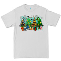 Dove Grey christmas trees with hockey Premium Tee - Zillion Design Studio