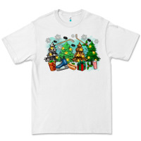 White christmas trees with hockey Premium Tee - Zillion Design Studio