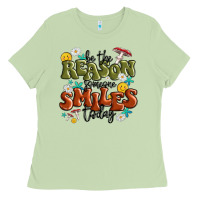 Matcha be the reason someone smiles today Ladies Tee - MaliasSmallBusiness