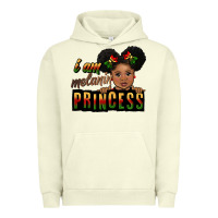 Pigment Pistachio i am melanin princess black peekaboo Urban Hoodie - CowGirlArtShop